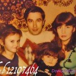 Агибалова в молодости с семьей