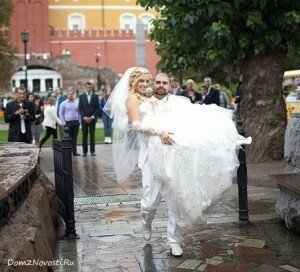 Свадьба Агибаловой и Гажиенко: жених и невеста