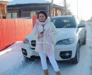 Новая машина Элины Карякиной 2012: BMW X6